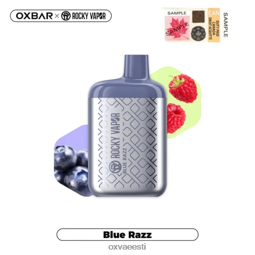 OXVA Vape Store - OXVA OXBAR 4500 sinine razz L6N62N35