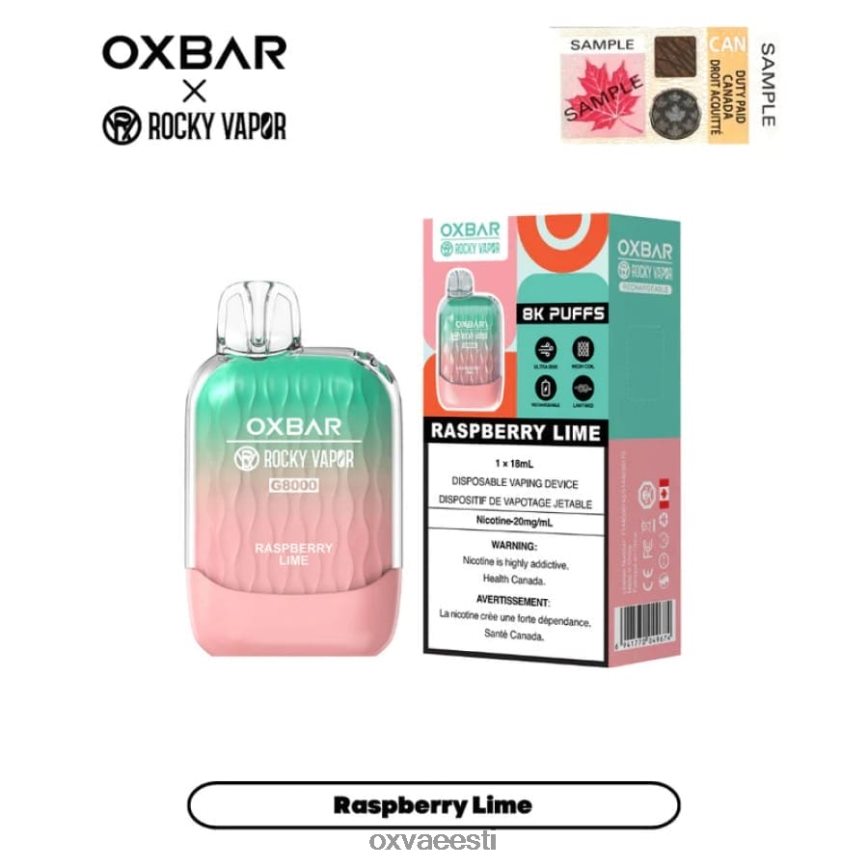 OXVA Eesti - OXVA OXBAR G8000 vaarika laim L6N62N11