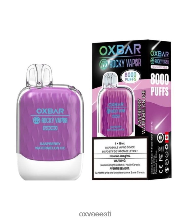OXVA Review - OXVA OXBAR G8000 vaarikas arbuusijää L6N62N40