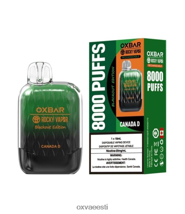 OXVA Vape Store - OXVA OXBAR G8000 Kanada d L6N62N45
