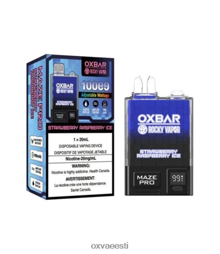 OXVA Review - OXVA OXBAR MAZE PRO 10000 maasika vaarikajää L6N62N30