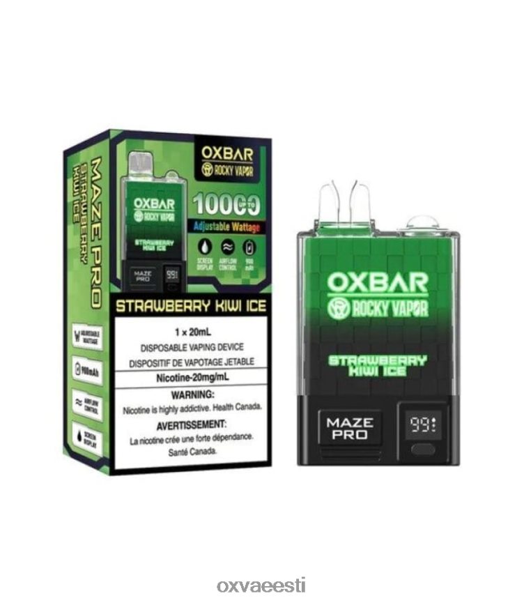 OXVA Vape Flavors - OXVA OXBAR MAZE PRO 10000 maasika kiivi jää L6N62N27