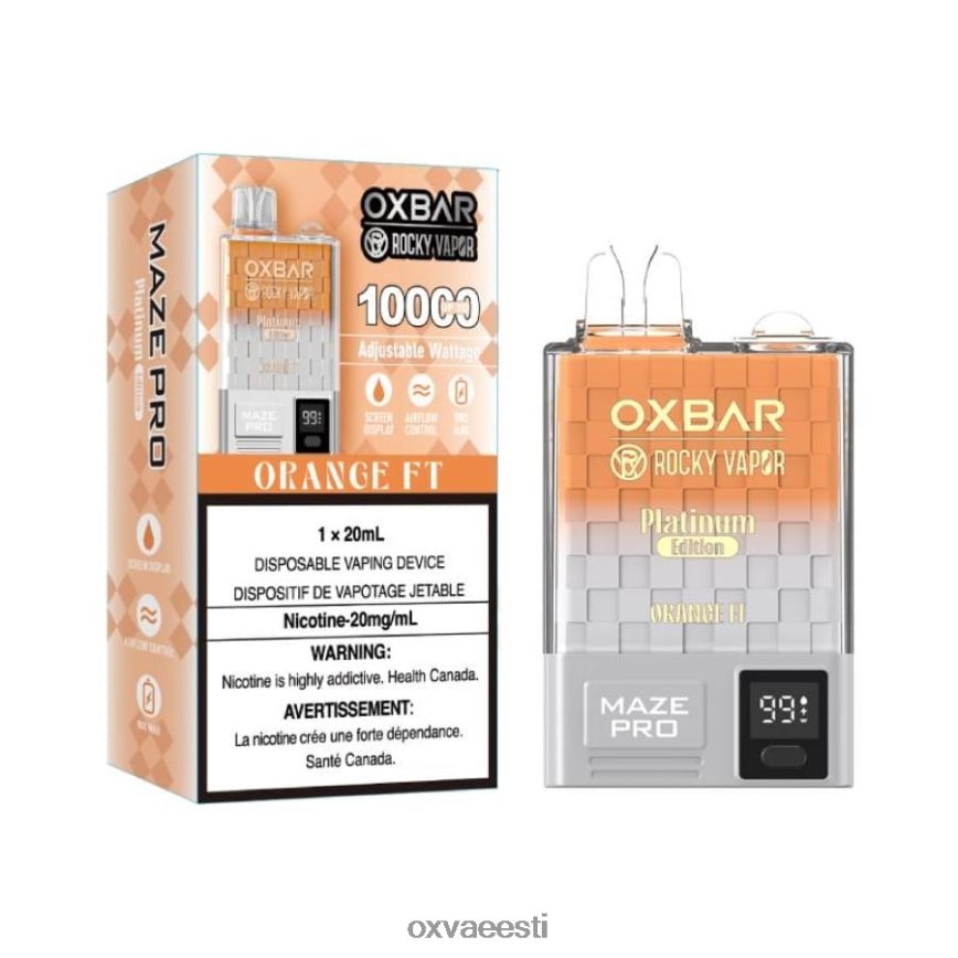 OXVA Vape Store - OXVA OXBAR MAZE PRO 10000 oranž jalga L6N62N15
