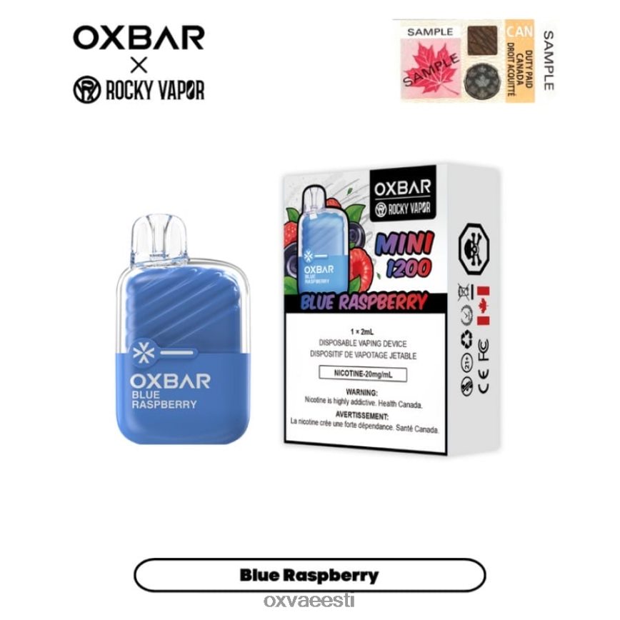 OXVA Vape Sale - OXVA OXBAR MINI 1200 sinine vaarikas L6N62N24
