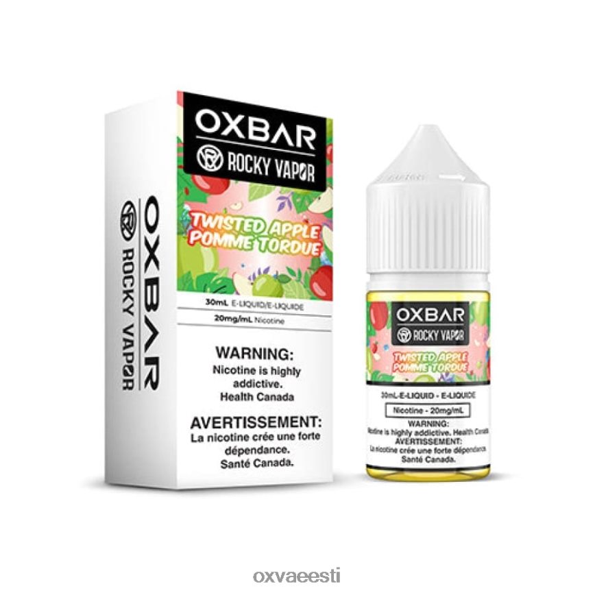 OXVA Eesti - OXVA OXBAR keerdunud õun L6N62N51 30 ml soola nic